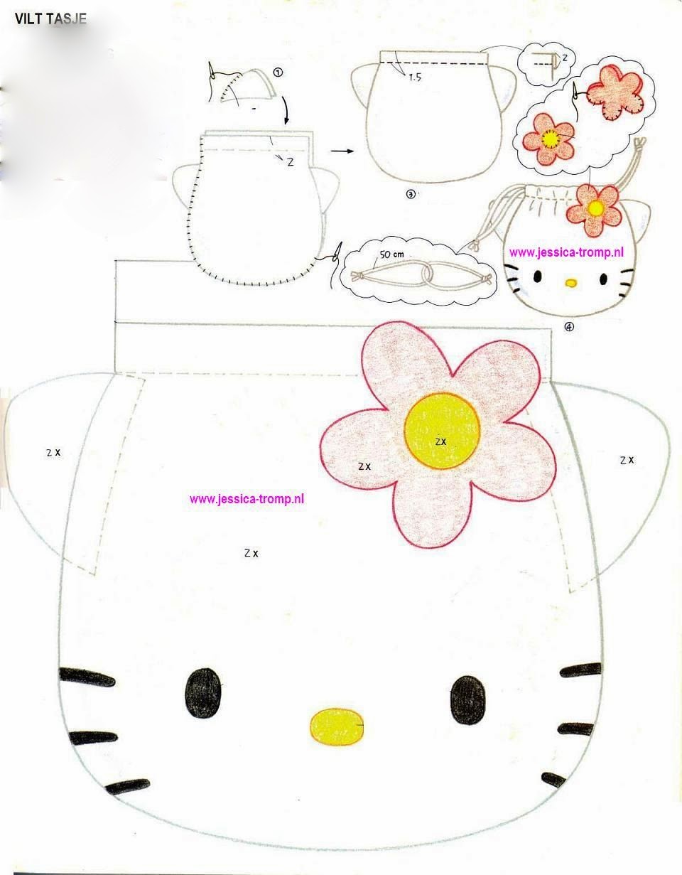 Detail Tutorial Gambar Hello Kitty Nomer 38