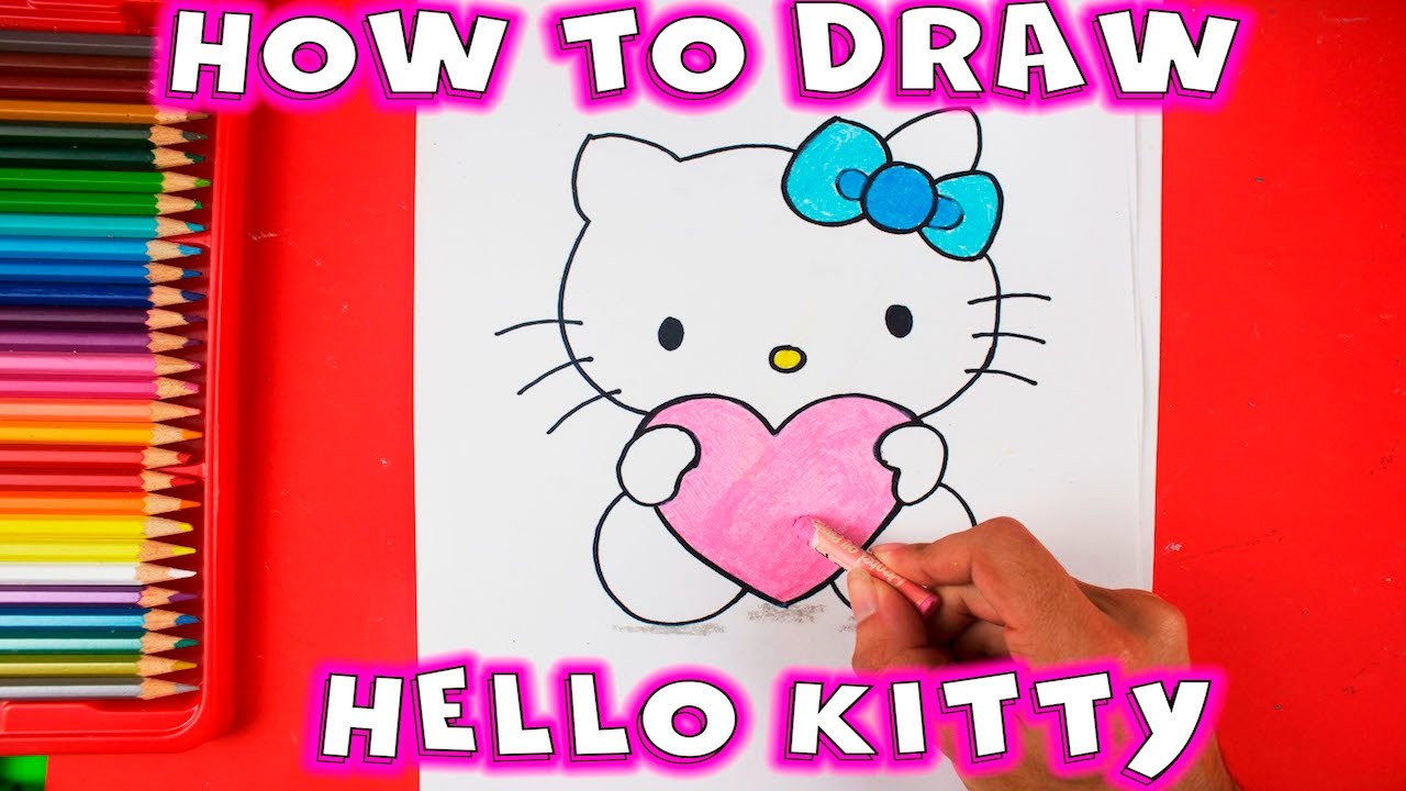 Detail Tutorial Gambar Hello Kitty Nomer 43