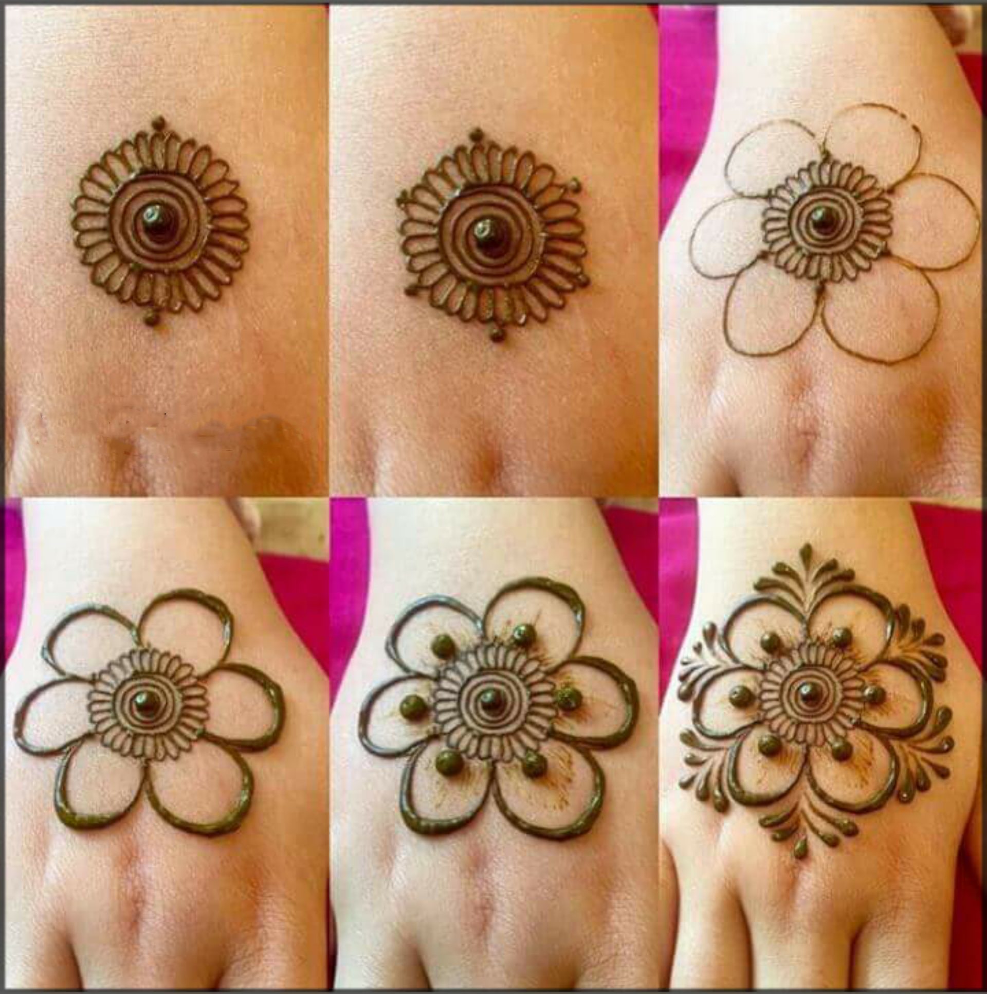 Detail Tutorial Henna Simple Nomer 11