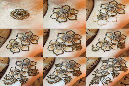 Detail Tutorial Henna Simple Nomer 13