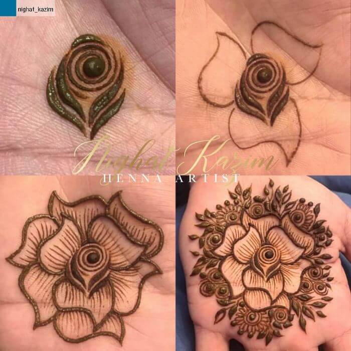 Detail Tutorial Henna Simple Nomer 24