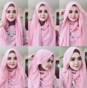 Detail Tutorial Hijab Buat Lebaran Nomer 18