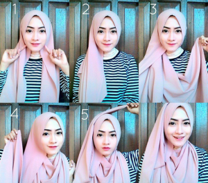 Detail Tutorial Hijab Buat Lebaran Nomer 27