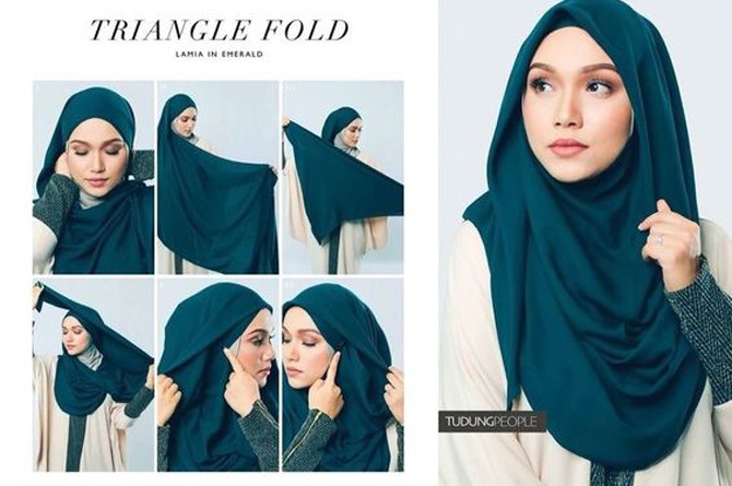 Detail Tutorial Hijab Buat Lebaran Nomer 6