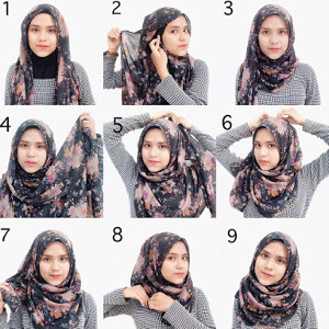 Detail Tutorial Hijab Buat Lebaran Nomer 45