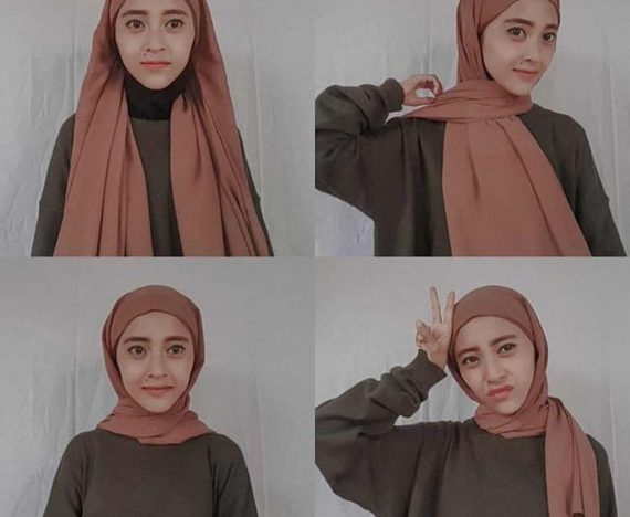 Detail Tutorial Hijab Kekinian Simple Nomer 49