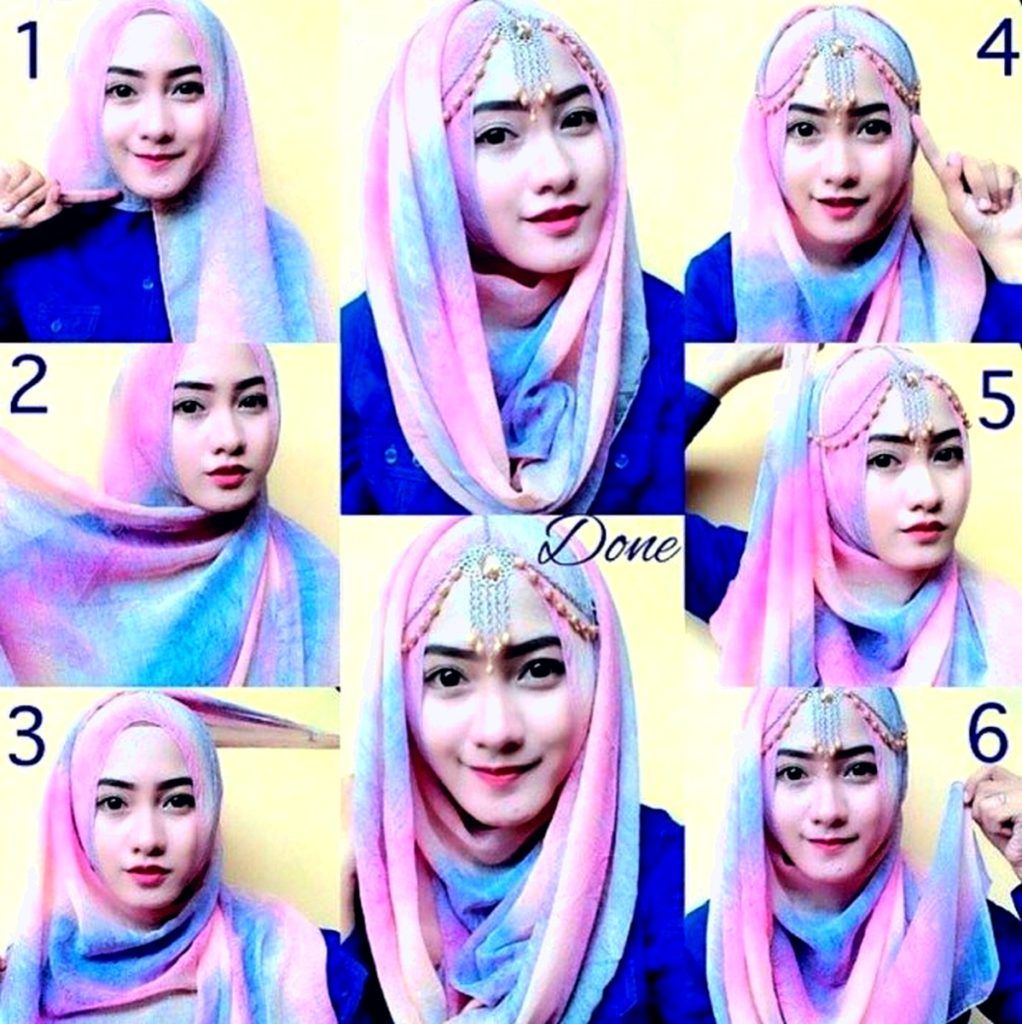 Detail Tutorial Hijab Kombinasi Nomer 20