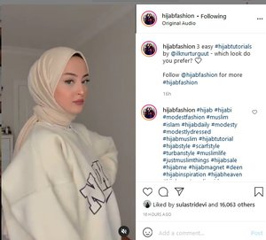 Detail Tutorial Hijab Kombinasi Nomer 24