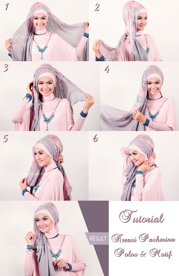 Detail Tutorial Hijab Kombinasi Nomer 33