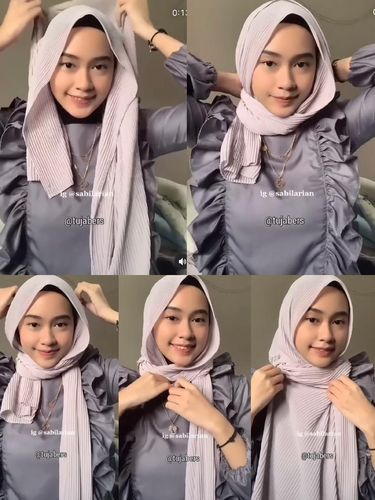 Detail Tutorial Hijab Lebaran Nomer 47