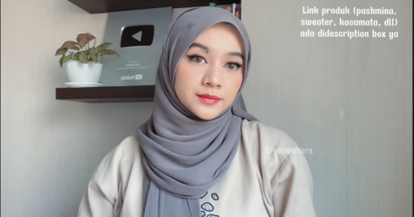 Detail Tutorial Hijab Panjang Simple Nomer 20