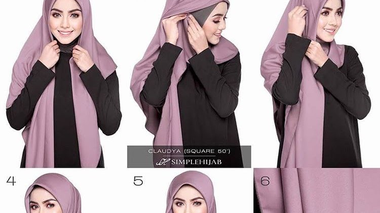 Detail Tutorial Hijab Untuk Lebaran Nomer 23