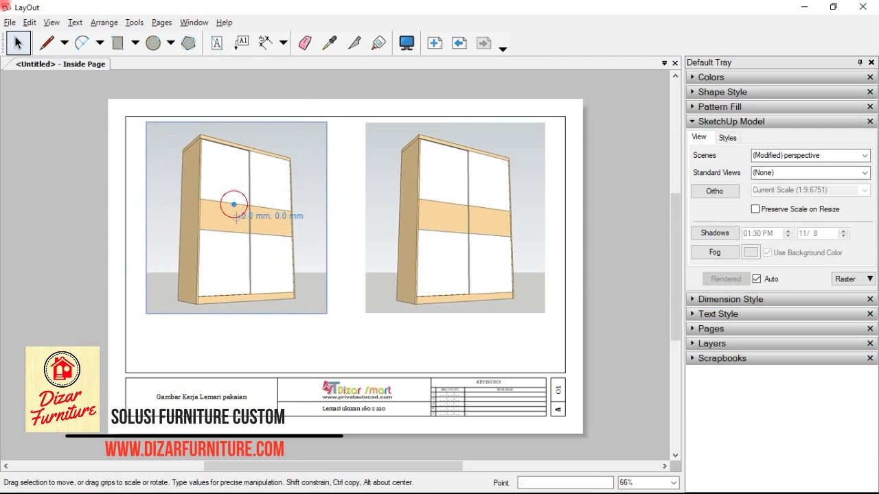 Detail Tutorial Layout Sketchup Bahasa Indonesia Nomer 2