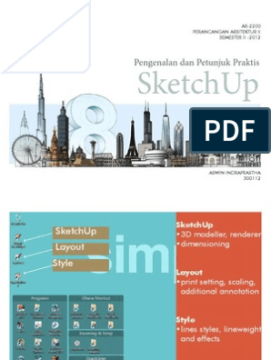 Detail Tutorial Layout Sketchup Bahasa Indonesia Nomer 25