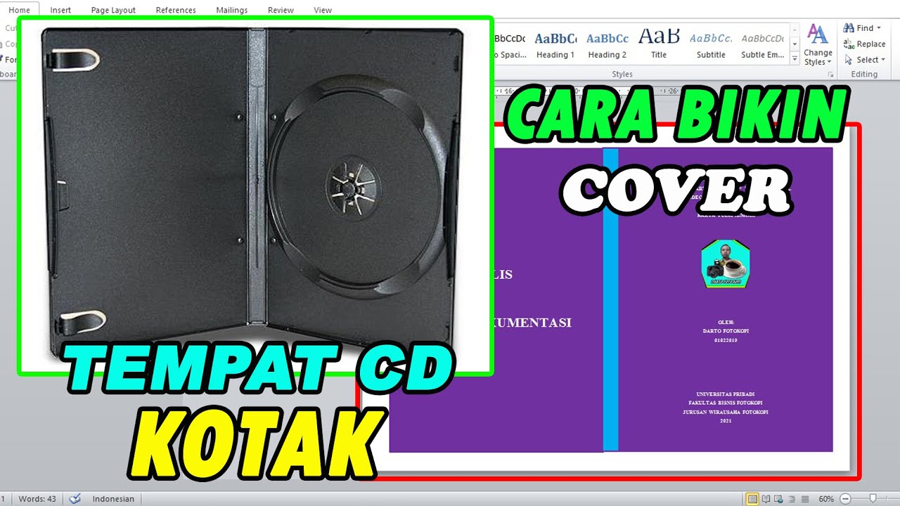 Detail Tutorial Membuat Cover Cd Nomer 20