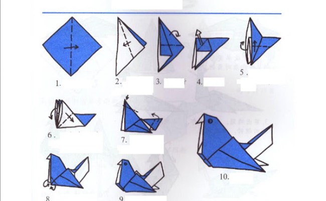 Detail Tutorial Membuat Origami Burung Nomer 15