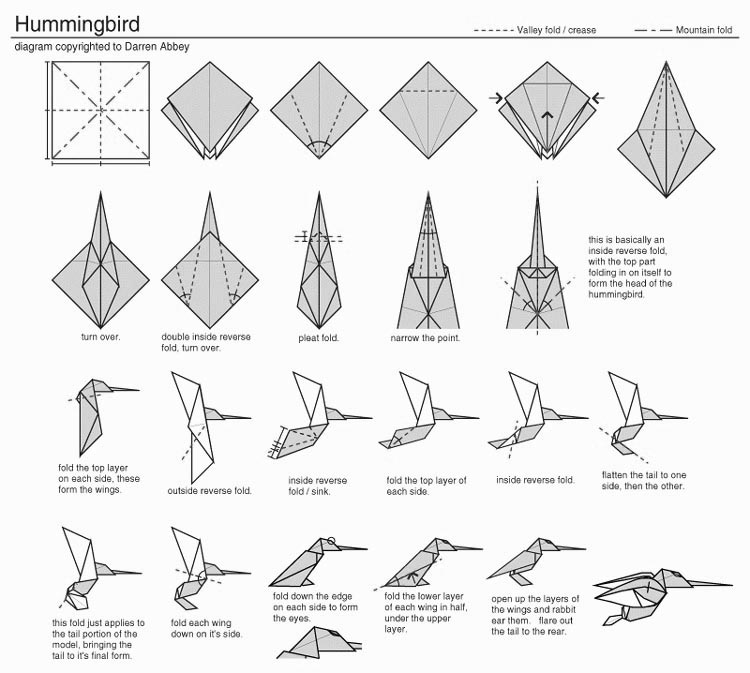 Detail Tutorial Membuat Origami Burung Nomer 40