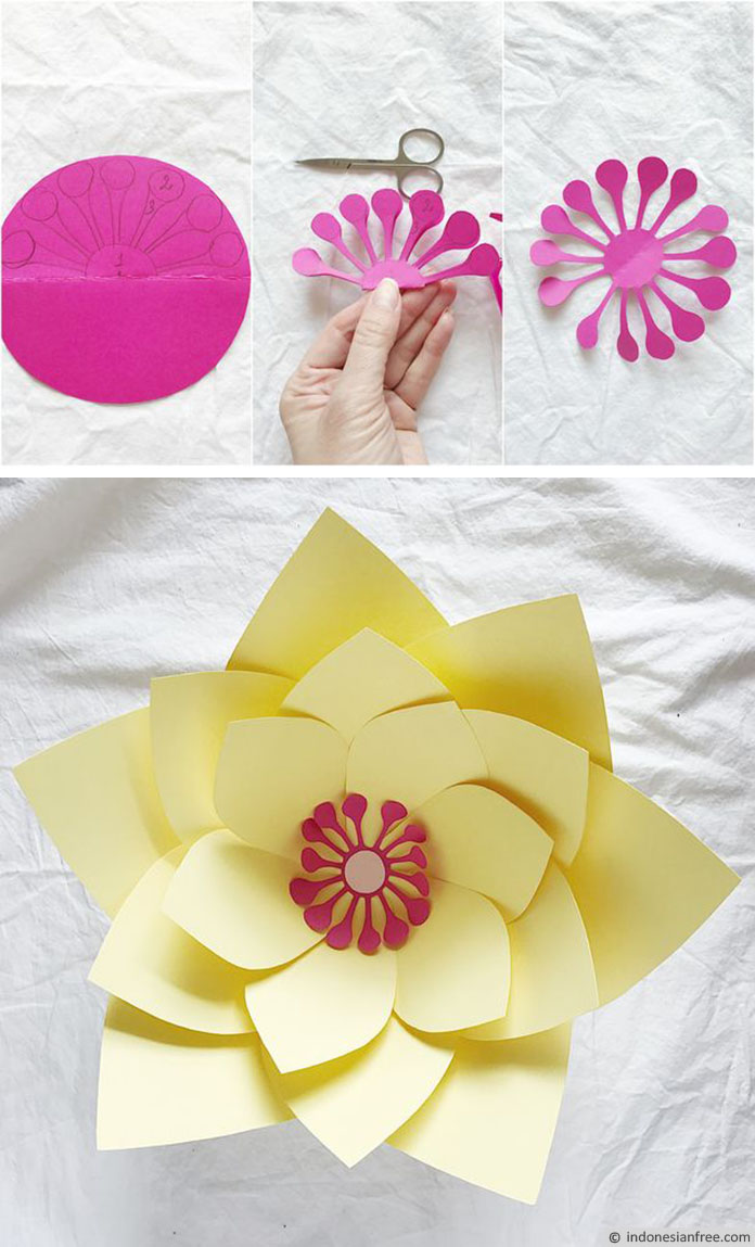 Detail Tutorial Membuat Paper Flower Nomer 14