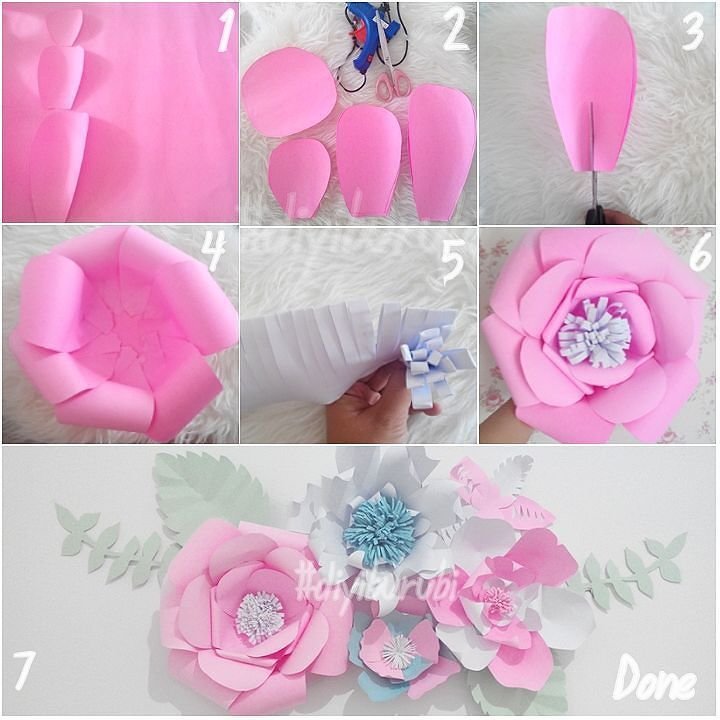 Detail Tutorial Membuat Paper Flower Nomer 16