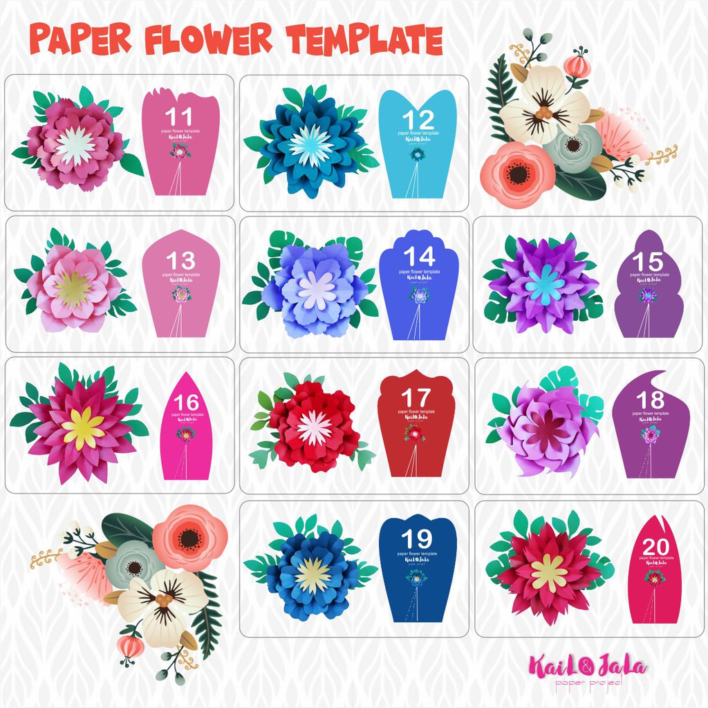 Detail Tutorial Membuat Paper Flower Nomer 17