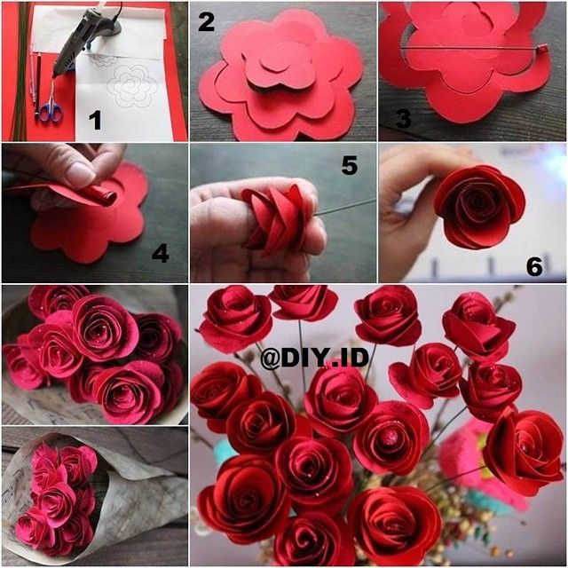 Detail Tutorial Membuat Paper Flower Nomer 18