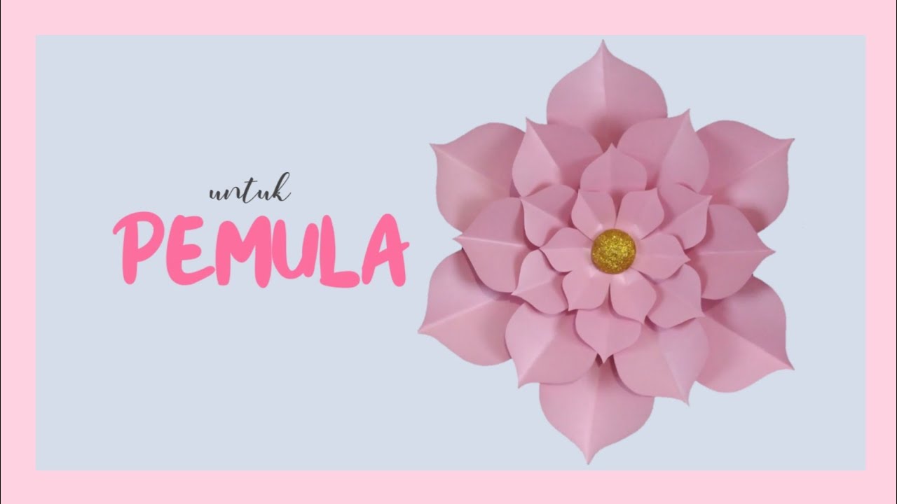 Detail Tutorial Membuat Paper Flower Nomer 22
