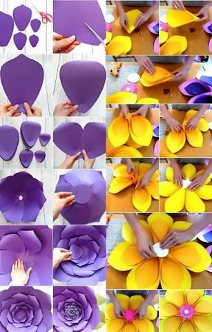 Detail Tutorial Membuat Paper Flower Nomer 4