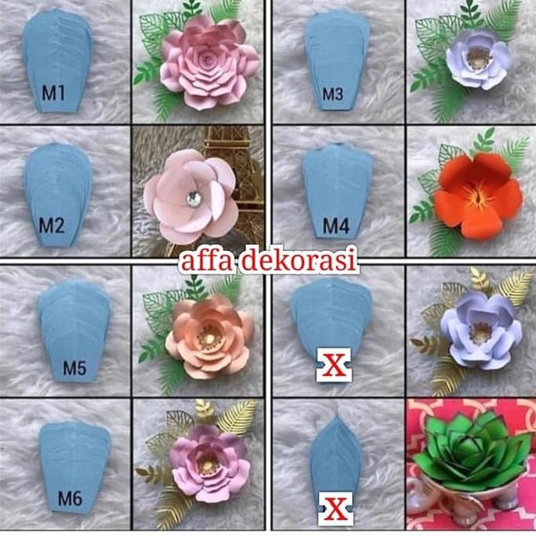 Detail Tutorial Membuat Paper Flower Nomer 35