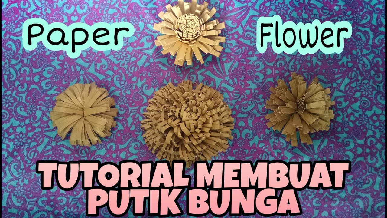 Detail Tutorial Membuat Paper Flower Nomer 44