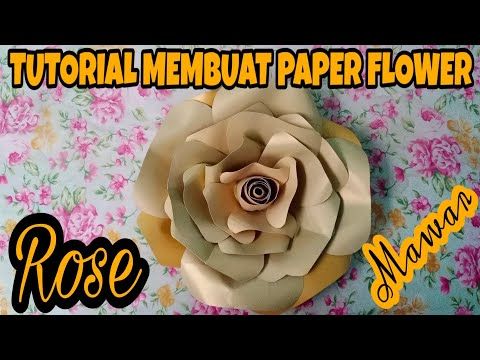 Detail Tutorial Membuat Paper Flower Nomer 50