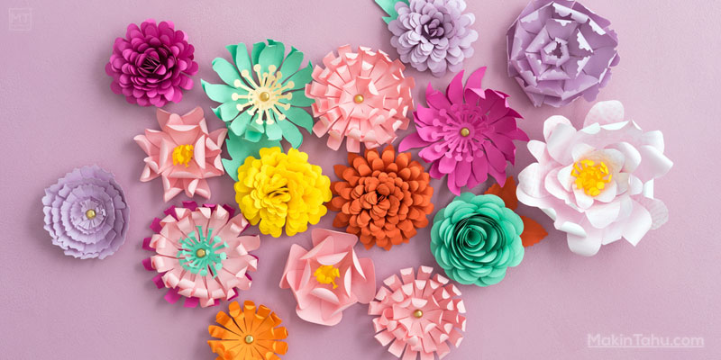 Detail Tutorial Membuat Paper Flower Nomer 10