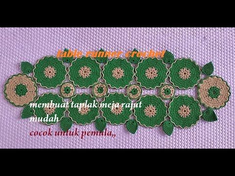 Detail Tutorial Merajut Taplak Meja Nomer 21