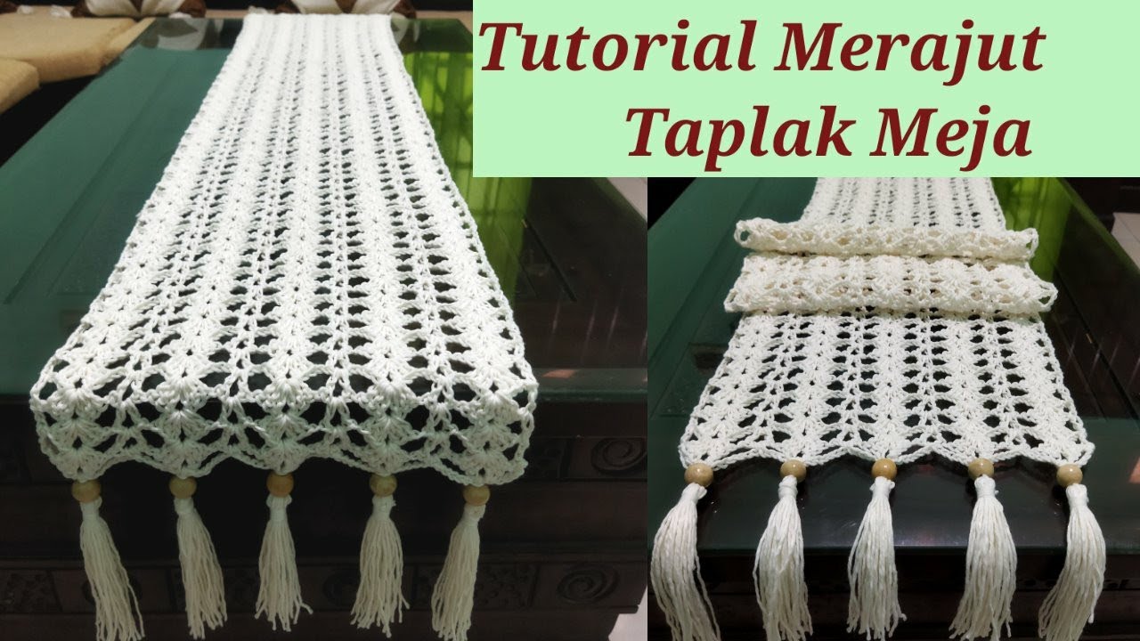 Detail Tutorial Merajut Taplak Meja Nomer 36