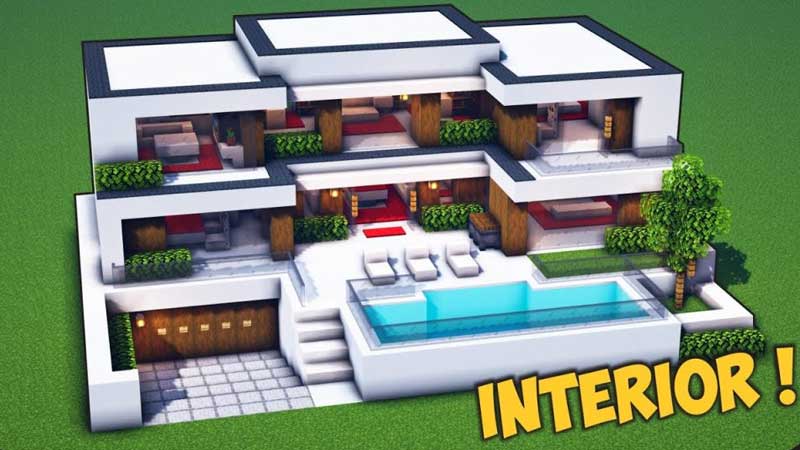 Detail Tutorial Minecraft Rumah Modern Nomer 18