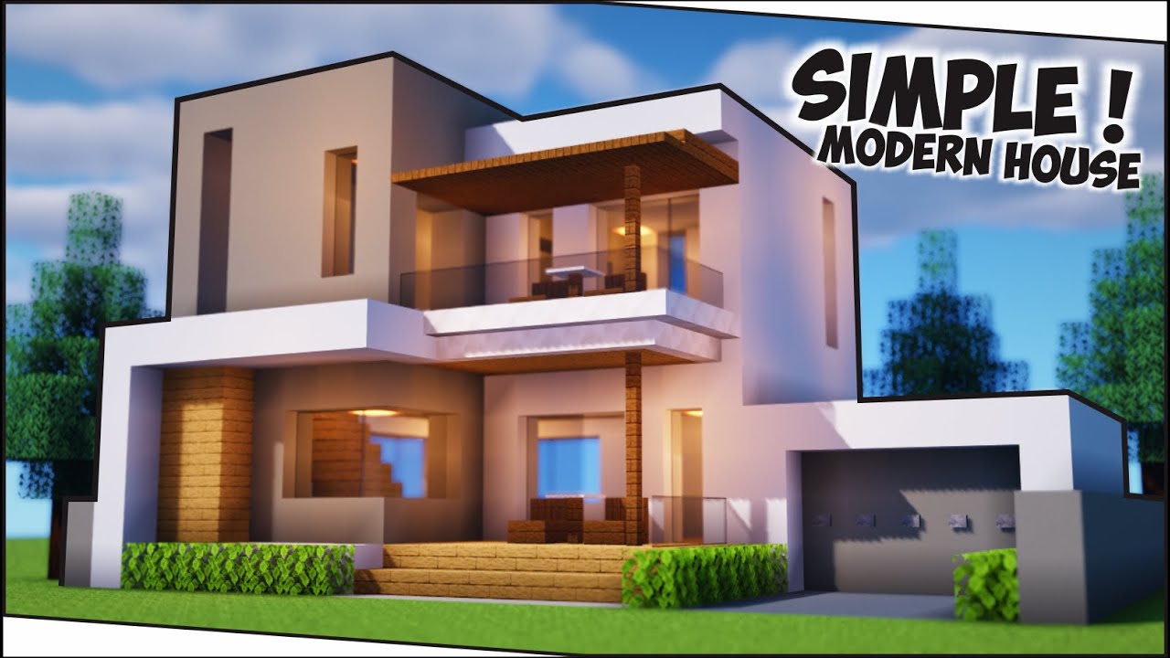 Detail Tutorial Minecraft Rumah Modern Nomer 28