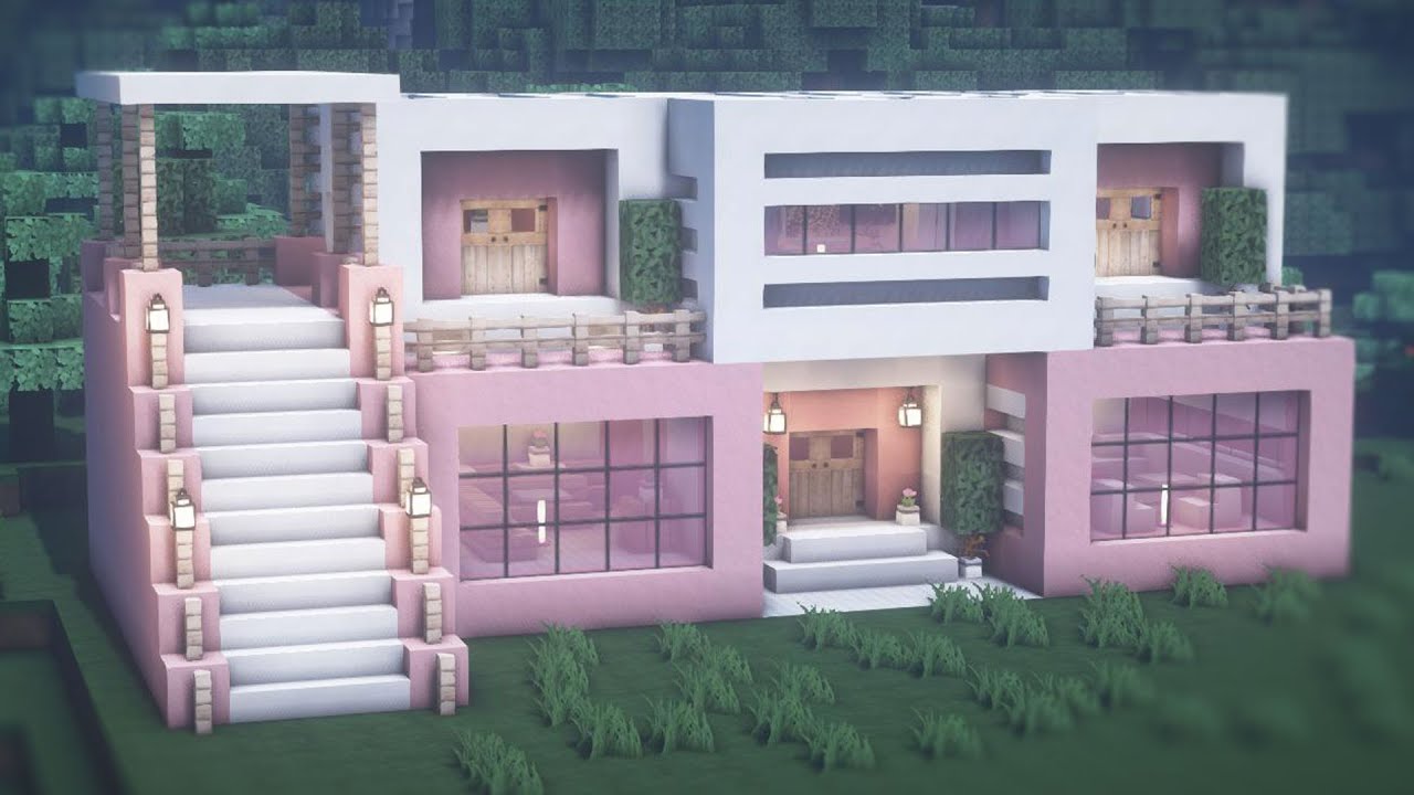 Detail Tutorial Minecraft Rumah Modern Nomer 36