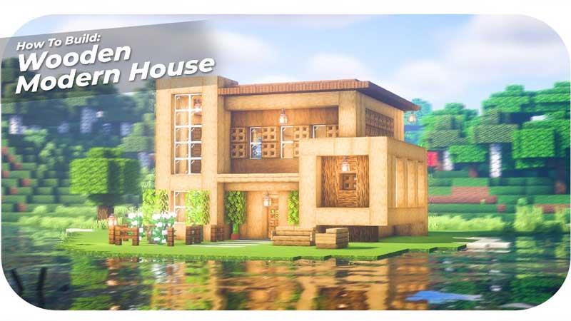 Detail Tutorial Minecraft Rumah Modern Nomer 40