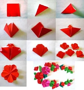 Detail Tutorial Origami Bunga Nomer 25