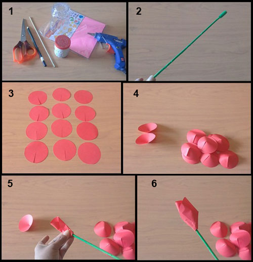 Detail Tutorial Origami Bunga Mawar Nomer 20