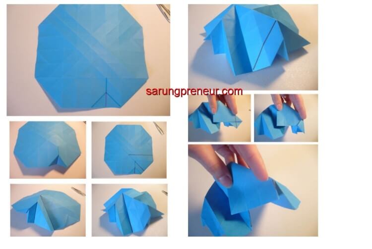 Detail Tutorial Origami Bunga Mawar Nomer 24