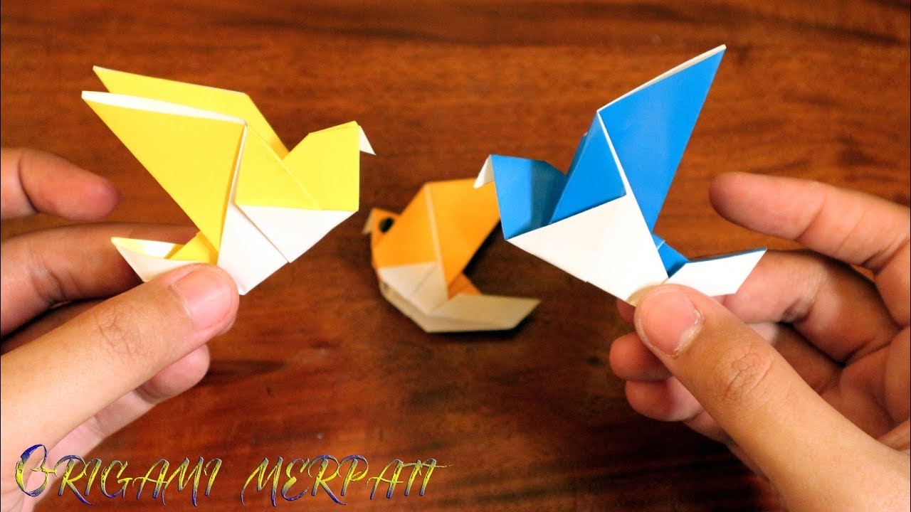 Detail Tutorial Origami Burung Nomer 15