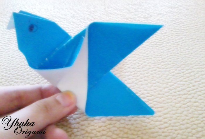 Detail Tutorial Origami Burung Nomer 21