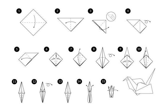 Detail Tutorial Origami Burung Nomer 25