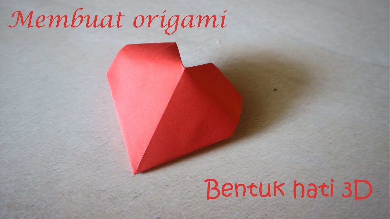 Detail Tutorial Origami Hati Nomer 43