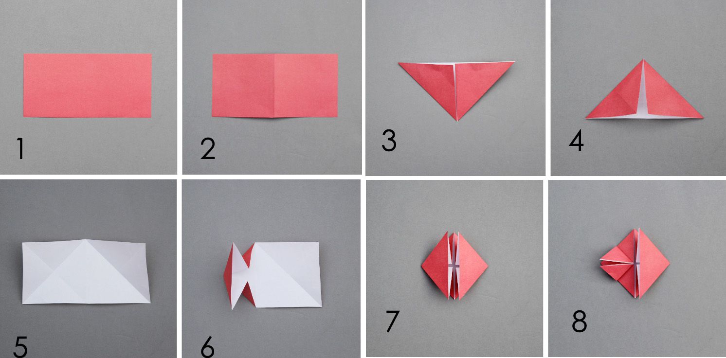 Detail Tutorial Origami Hati Nomer 7