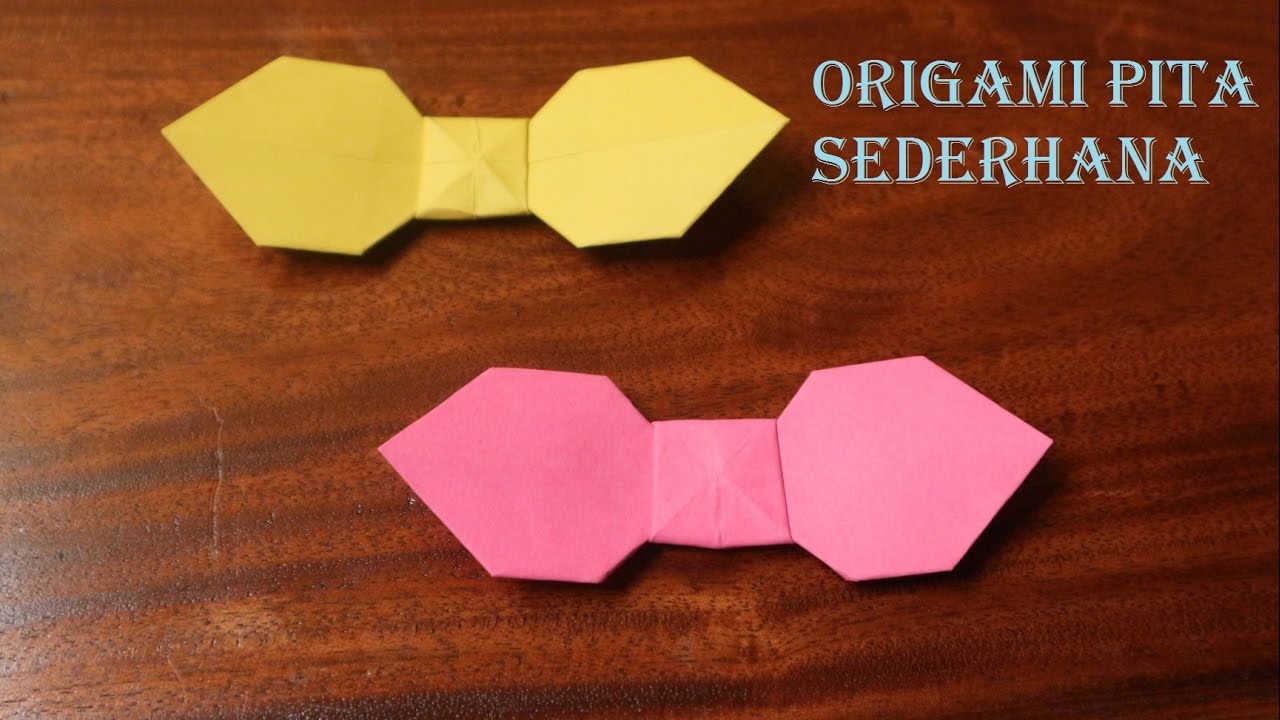 Detail Tutorial Origami Pita Nomer 14