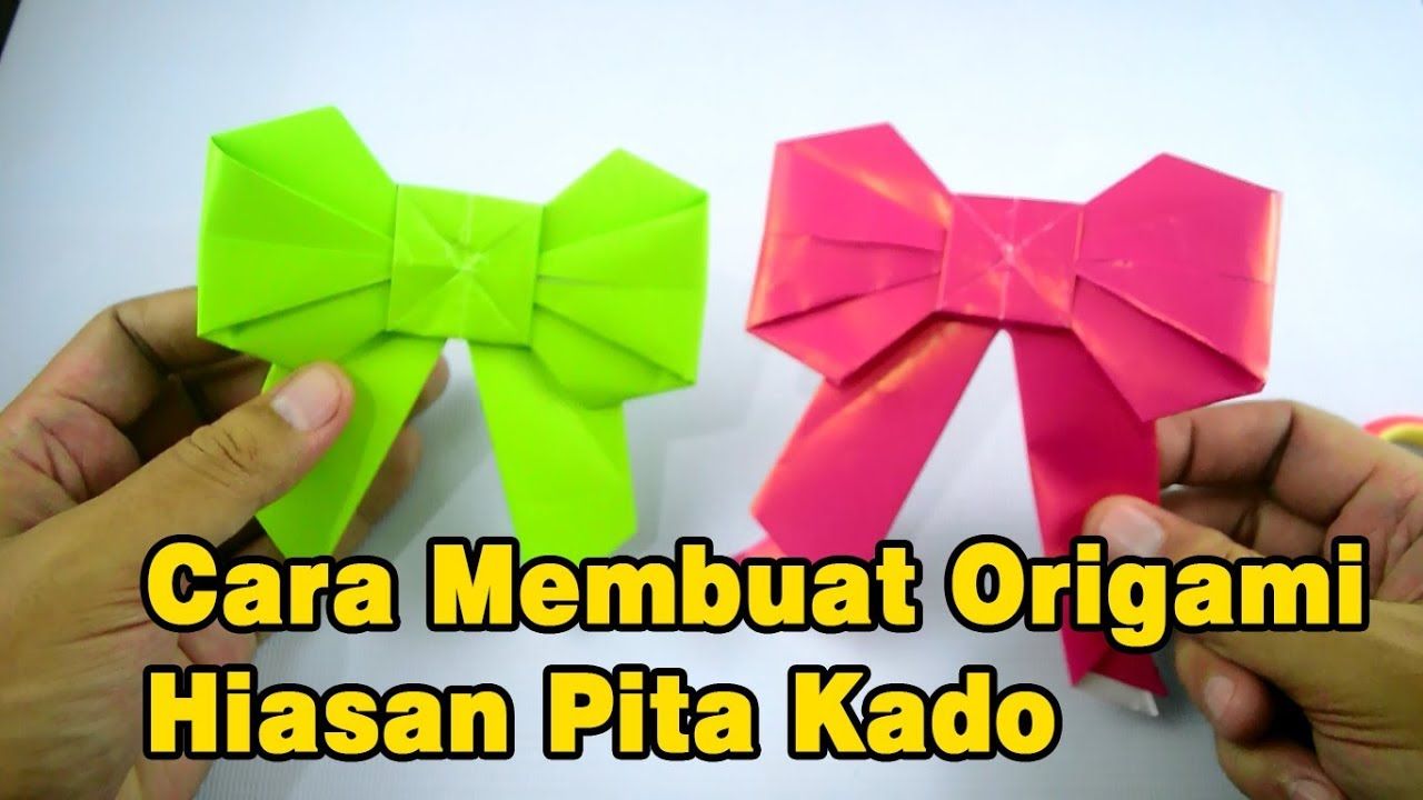 Detail Tutorial Origami Pita Nomer 9