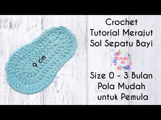 Detail Tutorial Sepatu Rajut Bayi Nomer 15