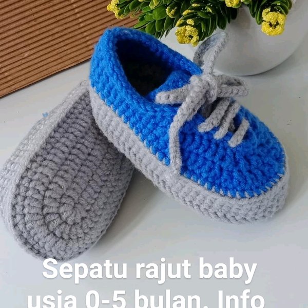 Detail Tutorial Sepatu Rajut Bayi Nomer 37