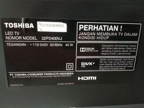 Detail Tv Toshiba 32 Ada Suara Gambar Tidak Adfa Nomer 20